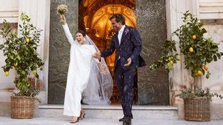 Il matrimonio a Positano di una ex Voguette. Gli abiti da sposa 